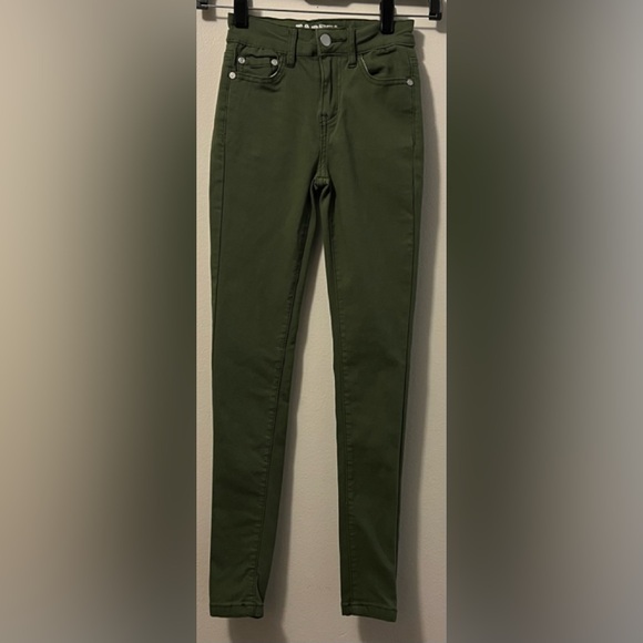 Pastels Other - PASTEL LITE SKINNY JEANS IN OLIVE (Size S)